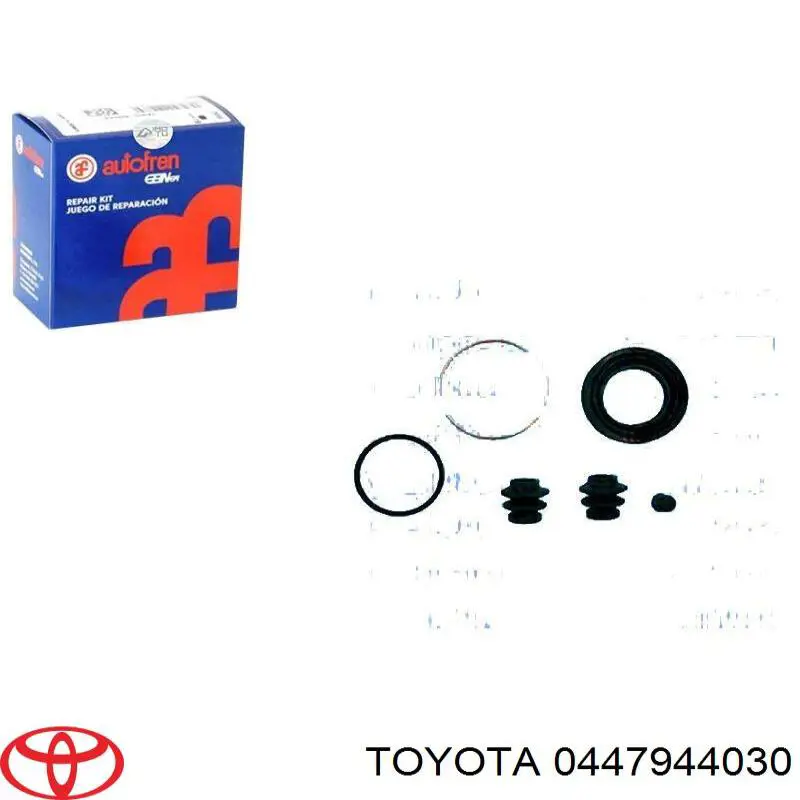 0447944030 Toyota juego de reparación, pinza de freno trasero