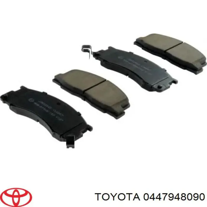 0447948090 Toyota juego de reparación, pinza de freno trasero