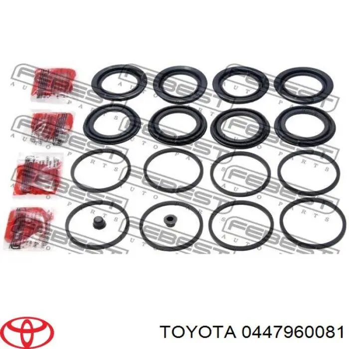 Kit de reparación, pinza de freno delantero Toyota 0447960081 precio, desde 11,57 EUR