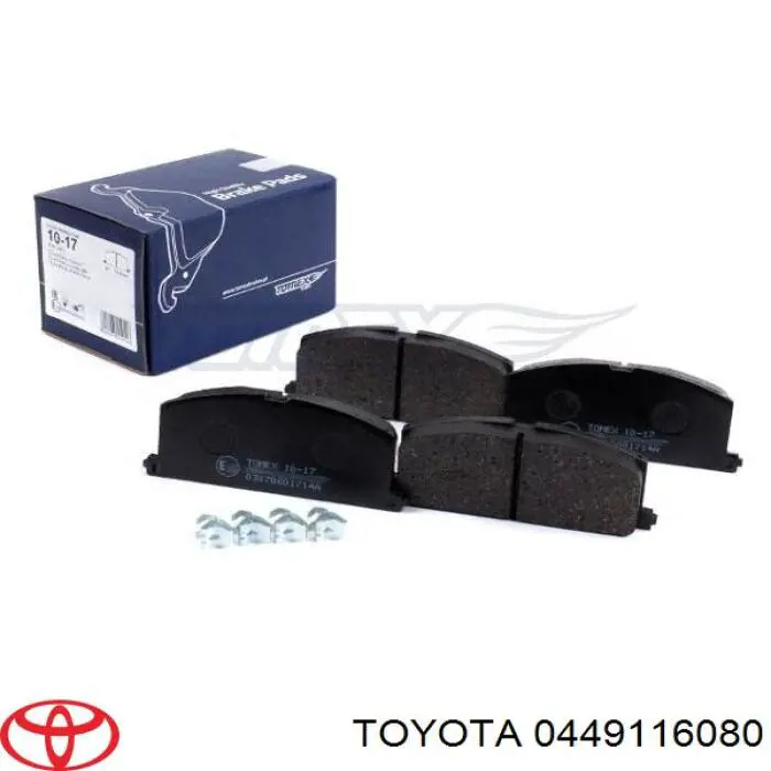 0449116080 Toyota pastillas de freno delanteras