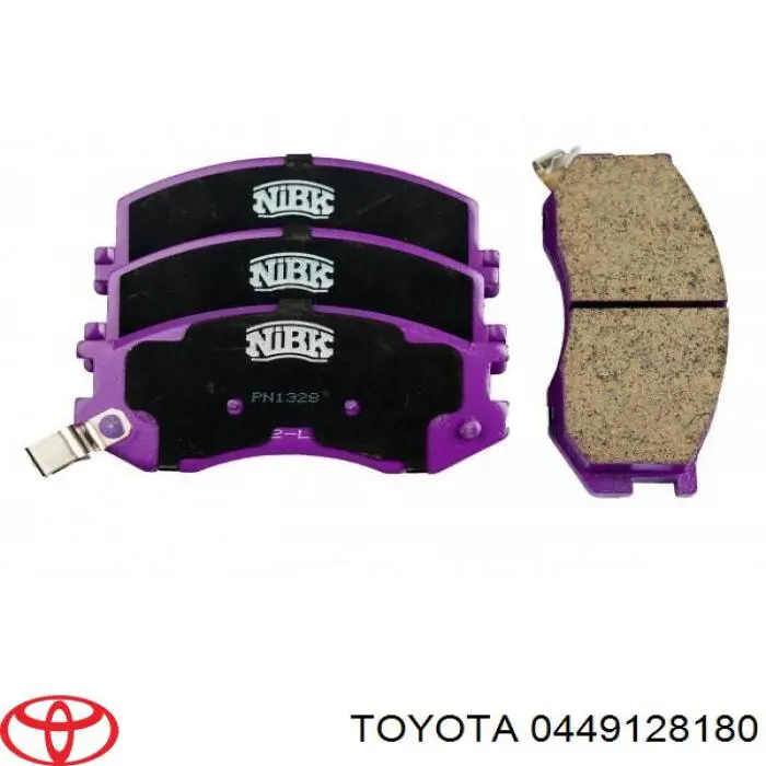 04491-28180 Toyota pastillas de freno delanteras