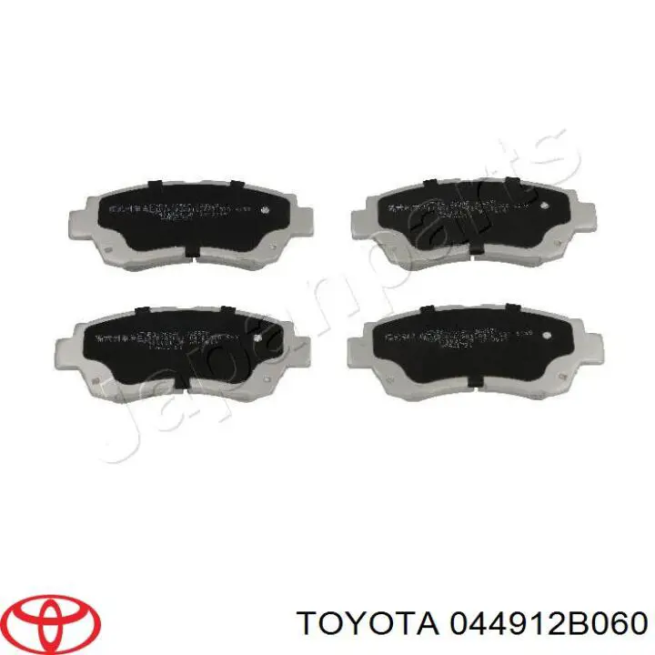 044912B060 Toyota pastillas de freno delanteras