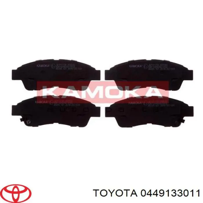 0449133011 Toyota pastillas de freno delanteras