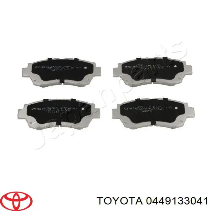 0449133041 Toyota pastillas de freno delanteras