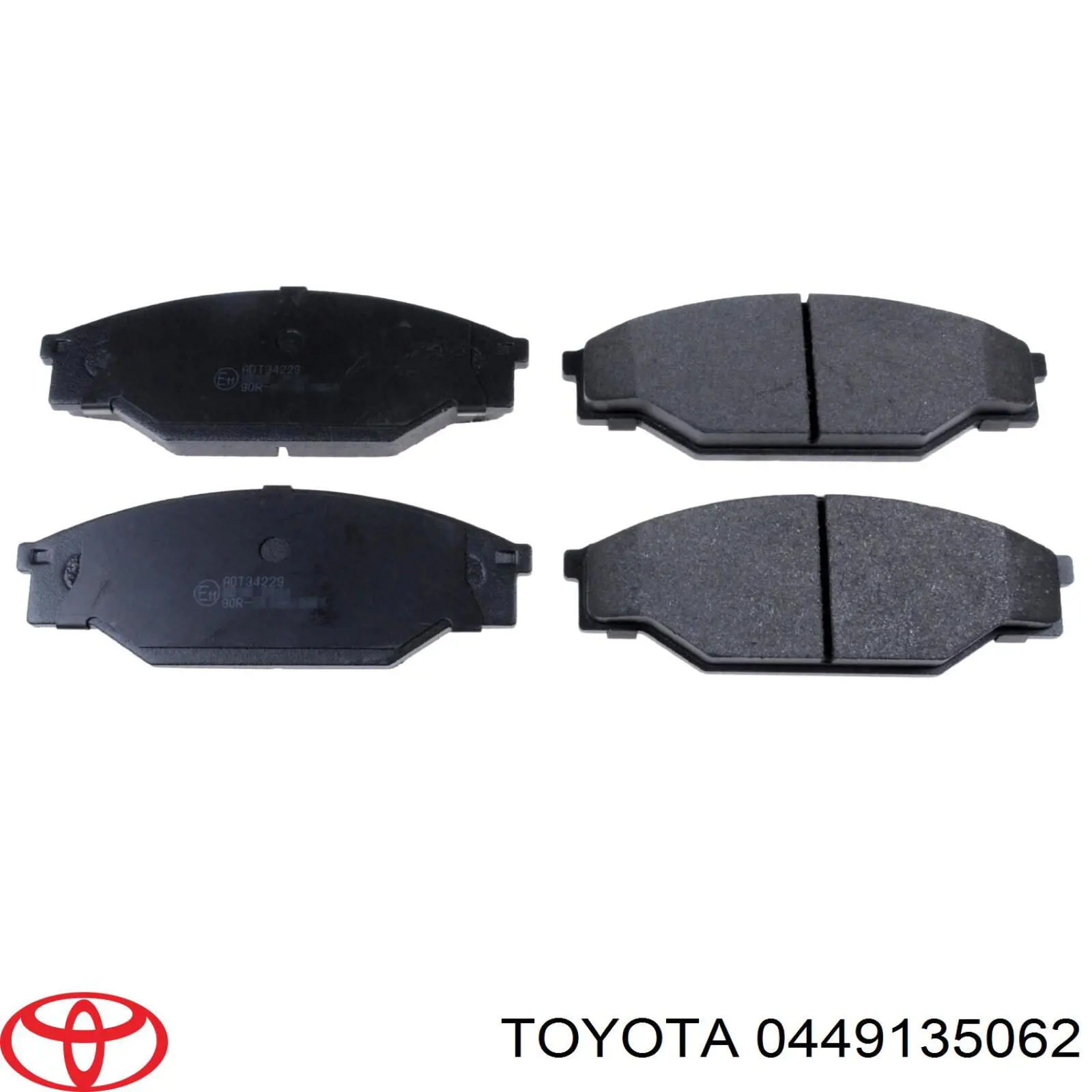 0449135062 Toyota pastillas de freno delanteras