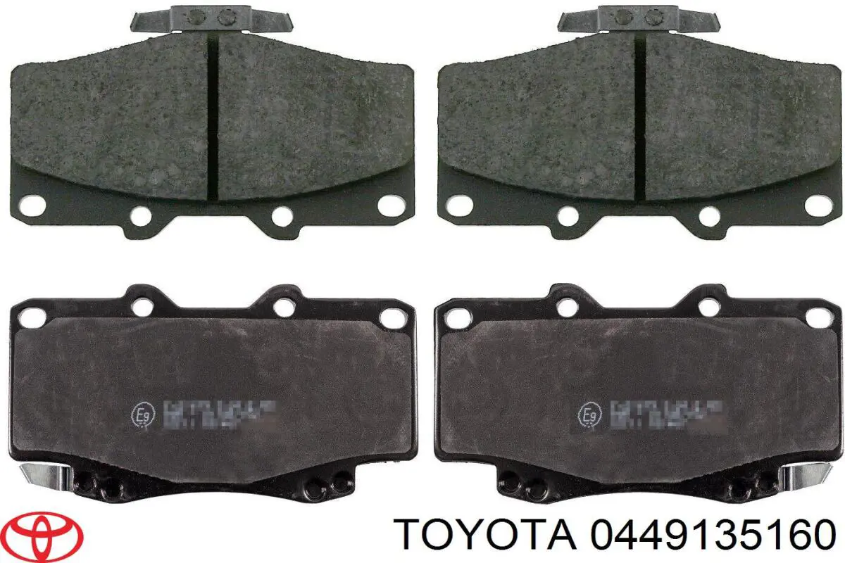 Comprar 0449135160 Toyota Pastillas delanteras de freno