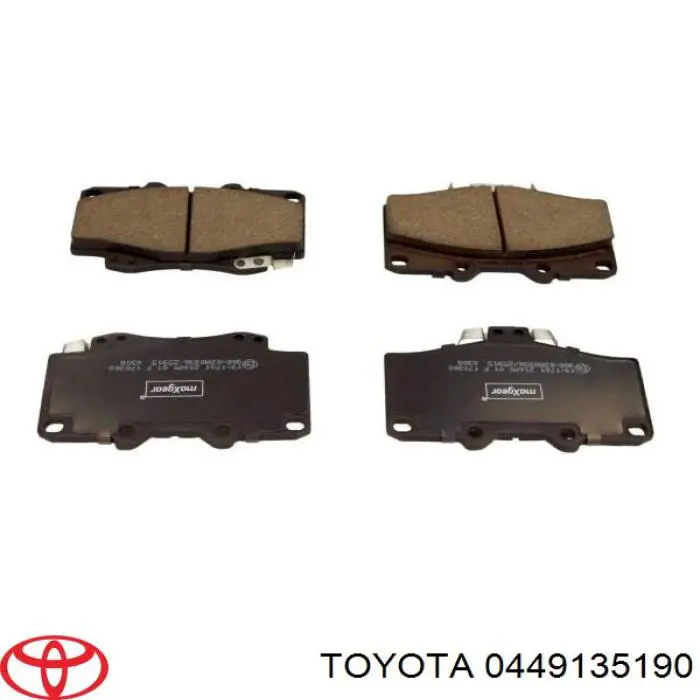Pastillas freno delanteras Toyota 0449135190 precio, desde 22,76 EUR