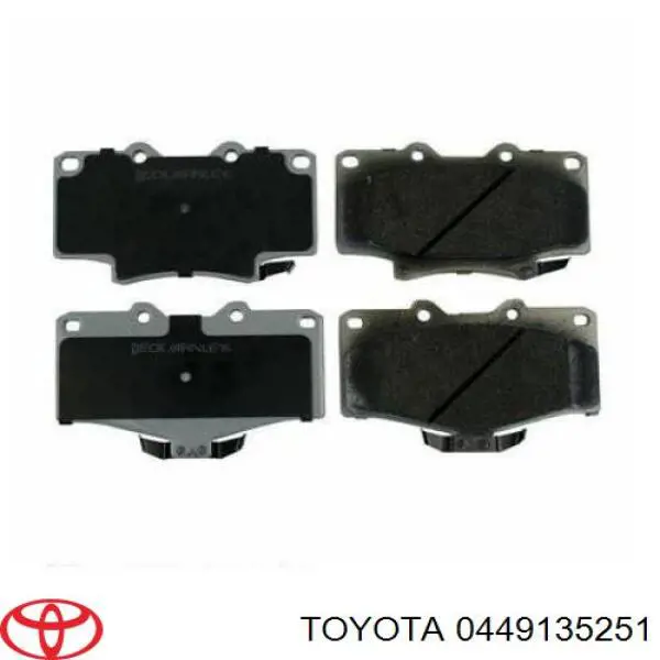 0449135251 Toyota pastillas de freno delanteras