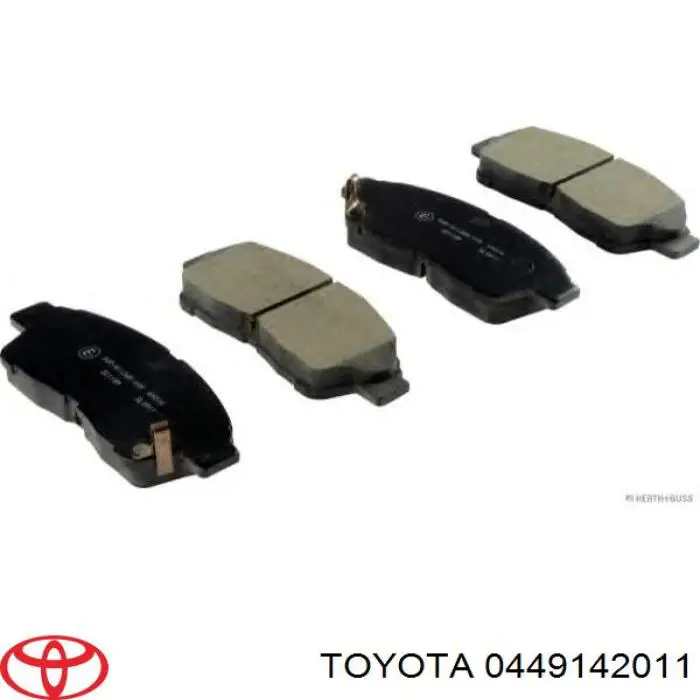 0449142011 Toyota pastillas de freno delanteras