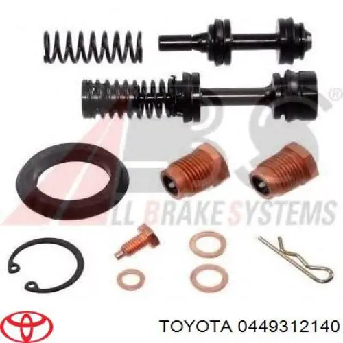 Kit de reparación, cilindro de freno principal para Toyota Corolla (E8B)