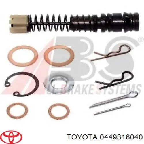 Kit de reparación, cilindro de freno principal para Toyota Corolla (E9)