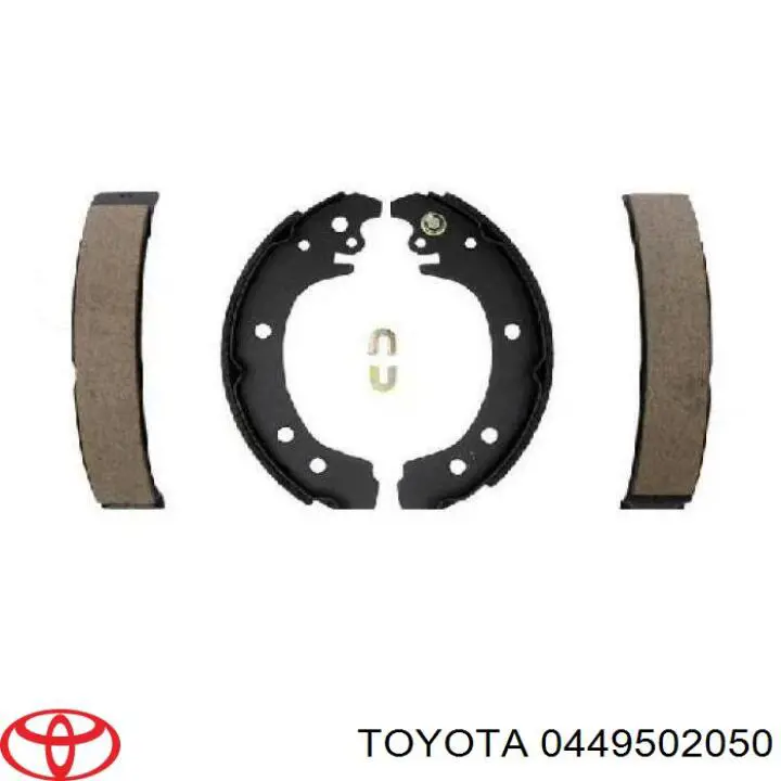 0449502050 Toyota Zapatas de freno de tambor traseras