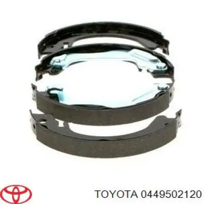 0449502120 Toyota Zapatas de freno de tambor traseras