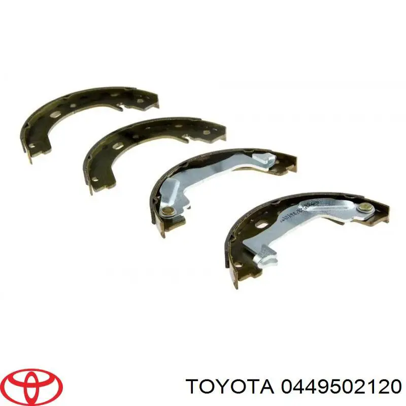 Zapatas de freno traseras Toyota 0449502120