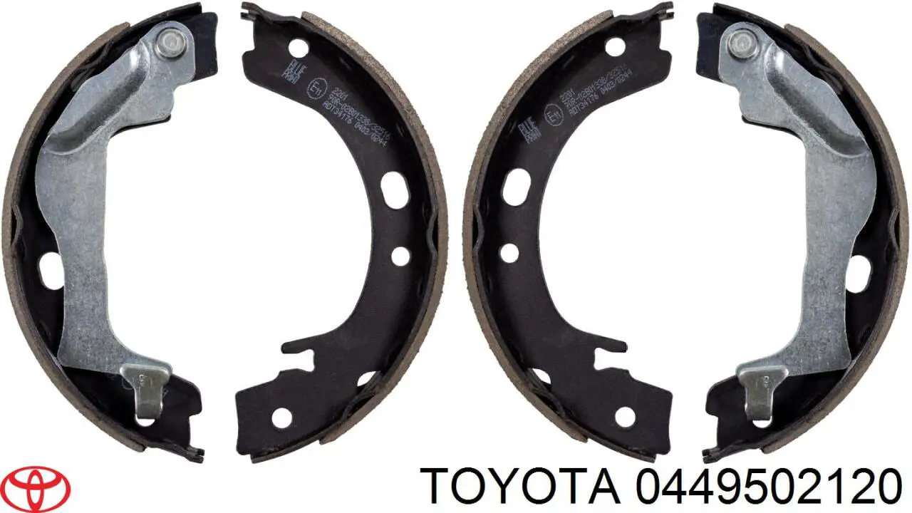 Zapatas de freno de tambor traseras Toyota 0449502120 precio, desde 29,69 EUR