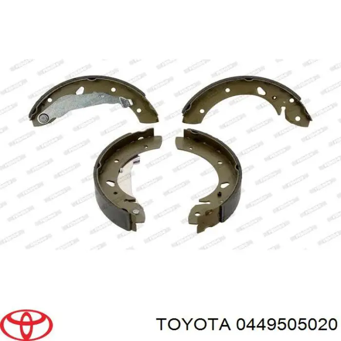 Zapatas de freno 0449505020 Toyota