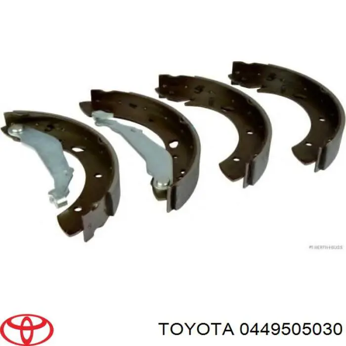 0449505030 Toyota Zapatas de freno de tambor traseras