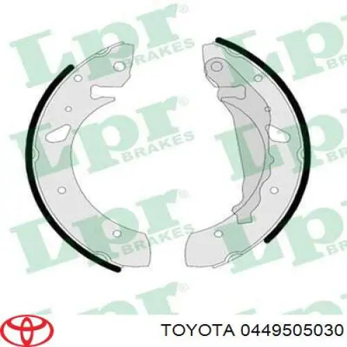 Comprar 0449505030 Toyota Zapatas de freno