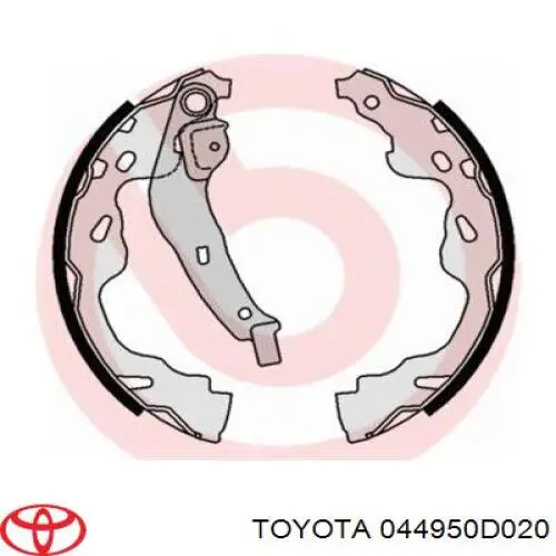 044950D020 Toyota zapatas de frenos de tambor traseras