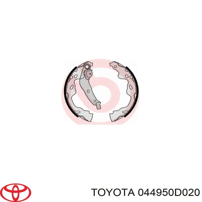 Zapatas de freno traseras Toyota 044950D020