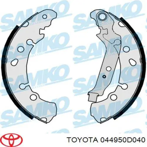 Zapatas de freno 044950D040 Toyota