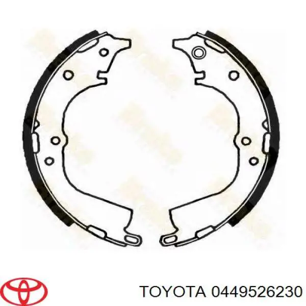 Comprar 0449526230 Toyota Zapatas de freno