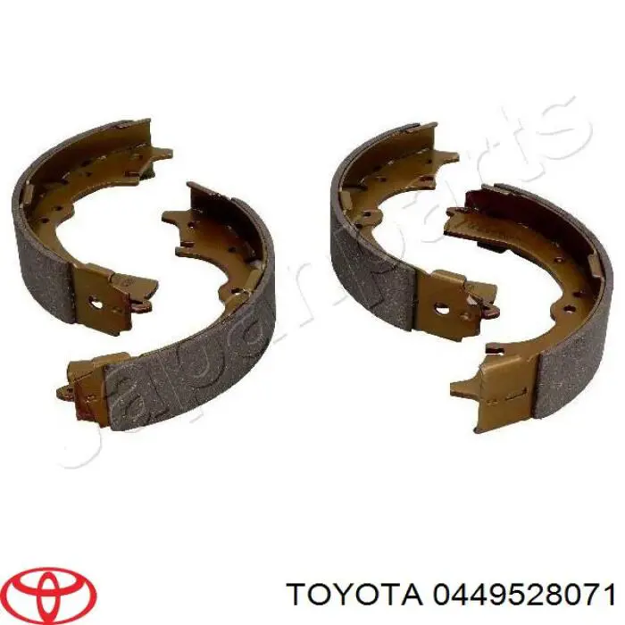 0449528071 Toyota zapatas de frenos de tambor traseras