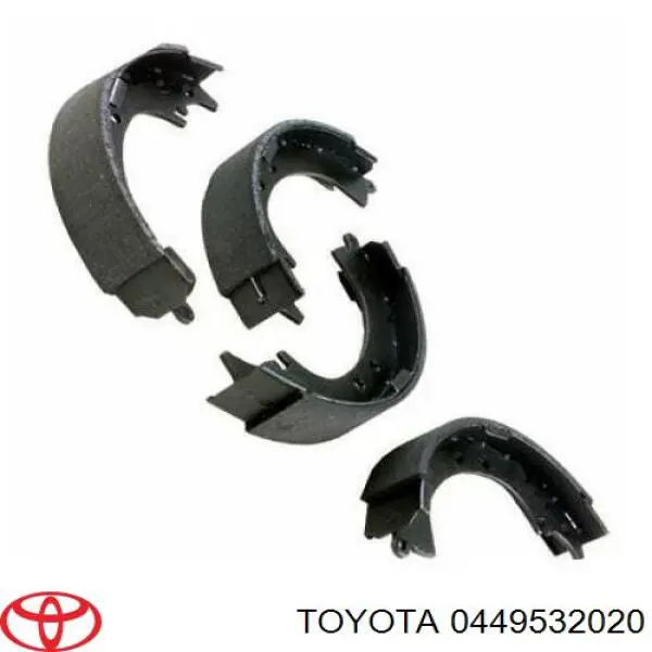 Zapatas de freno de tambor traseras Toyota 0449532020 precio, desde 33,73 EUR