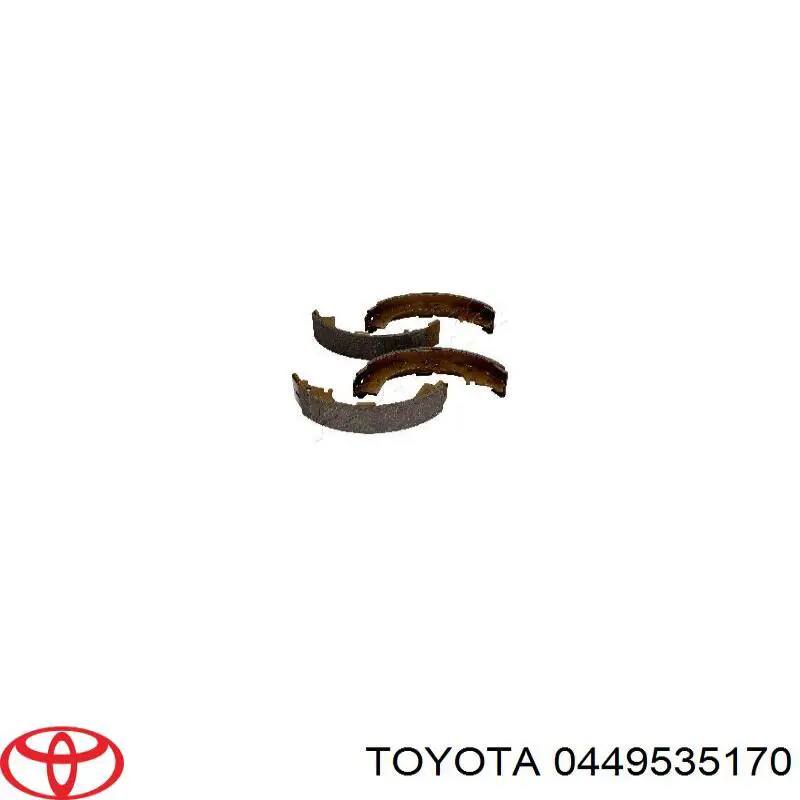 Zapatas de freno 0449535170 Toyota