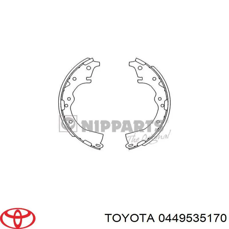 Comprar 0449535170 Toyota Zapatas de freno