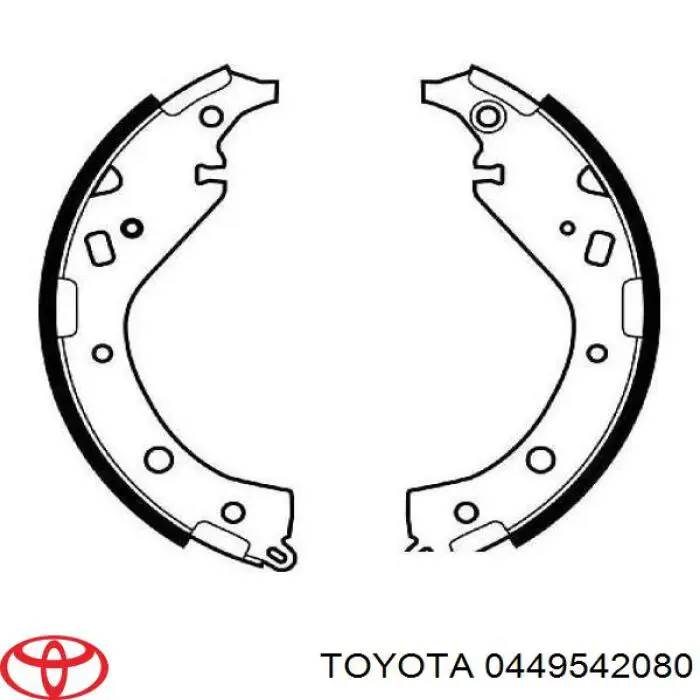 Comprar 0449542080 Toyota Zapatas de freno