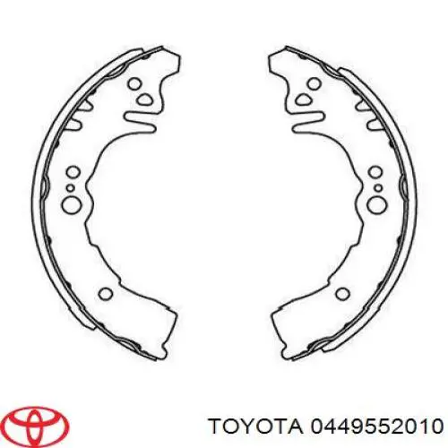 Zapatas de freno traseras ABS 9258