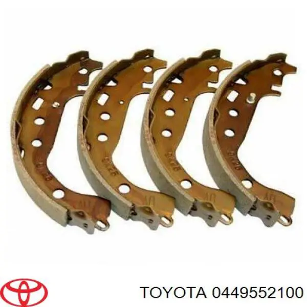 Zapatas de freno 0449552100 Toyota