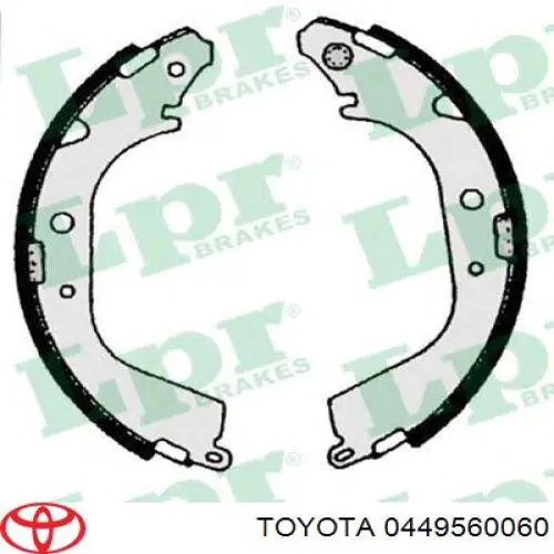 Zapatas de freno de tambor traseras Toyota 0449560060 precio, desde 45,89 EUR