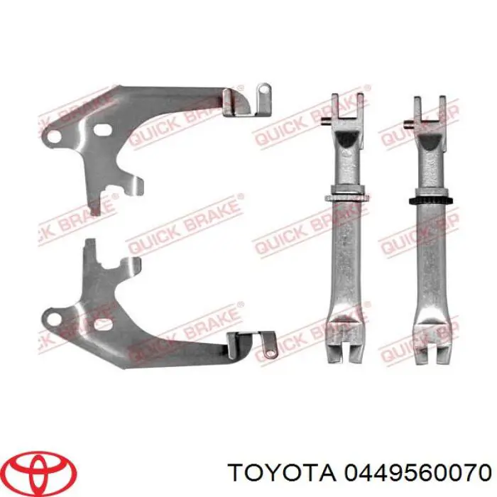 Zapatas de freno de tambor traseras Toyota 0449560070 precio, desde 45,89 EUR