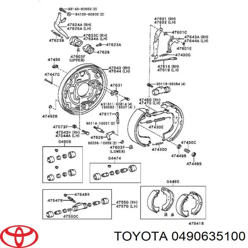 0490635100 Toyota