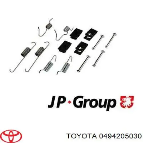 Comprar 0494205030 Toyota Kit de montaje de zapatas de freno traseras