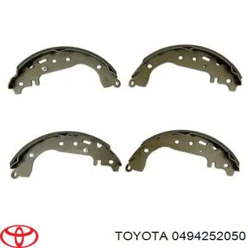 Comprar 0494213030 Toyota Kit de montaje de zapatas de freno traseras