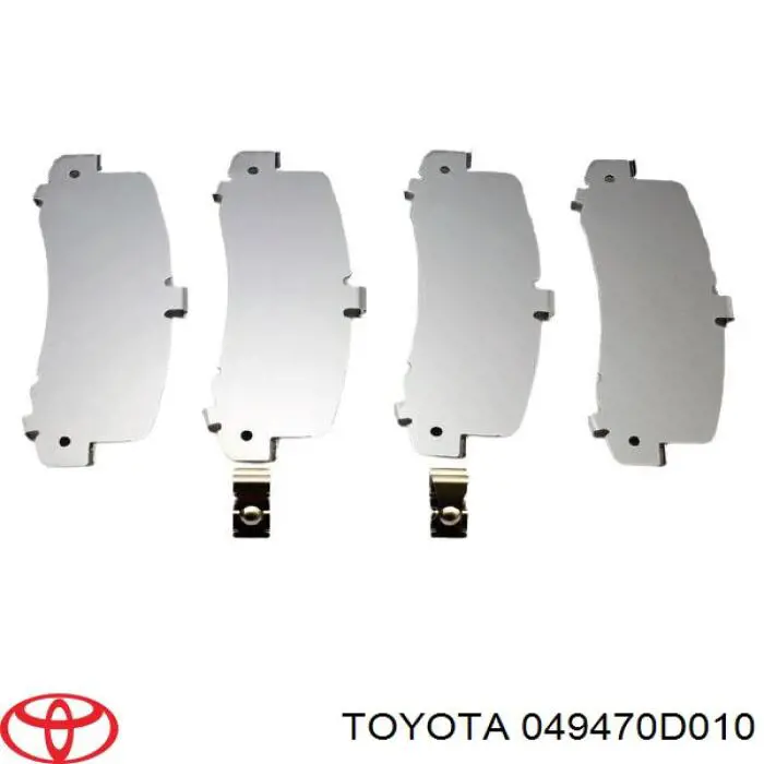 494752010 Toyota conjunto de muelles almohadilla discos delanteros