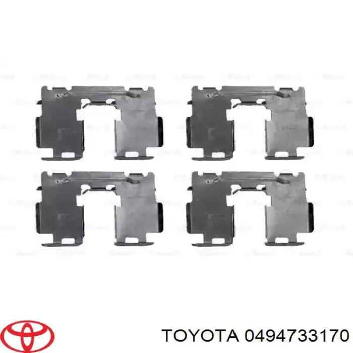 Juego de reparación, frenos delanteros para Toyota Camry (V30)