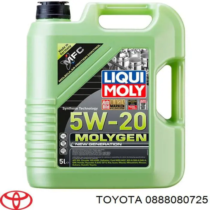 Comprar 0888080725 Toyota Aceite de motor
