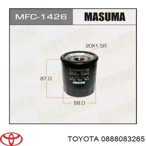 0888083265 Toyota Aceite