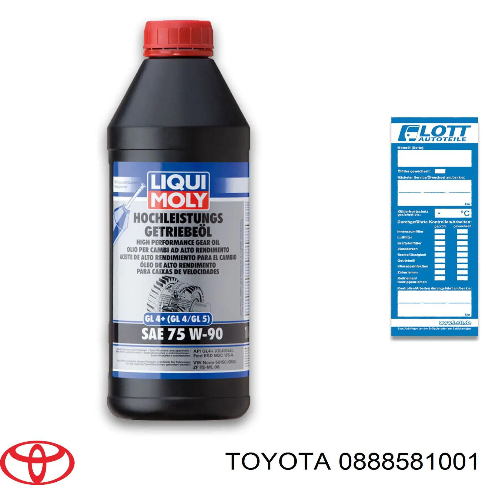Aceite de transmisión Toyota 0888581001