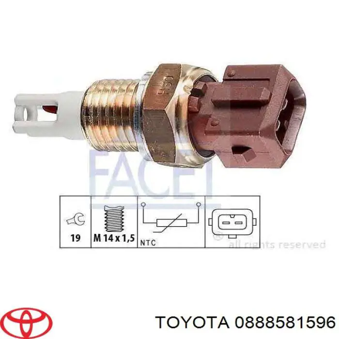 Toyota Aceite transmisión (888581596)