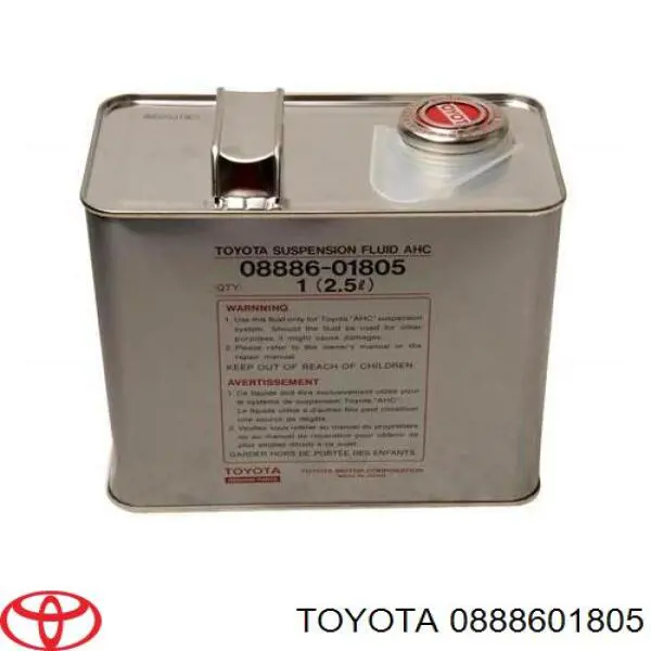 0888601805 Toyota aceite de suspension activa синтетическое SUSPENTION FLUID AHC, 2.5l