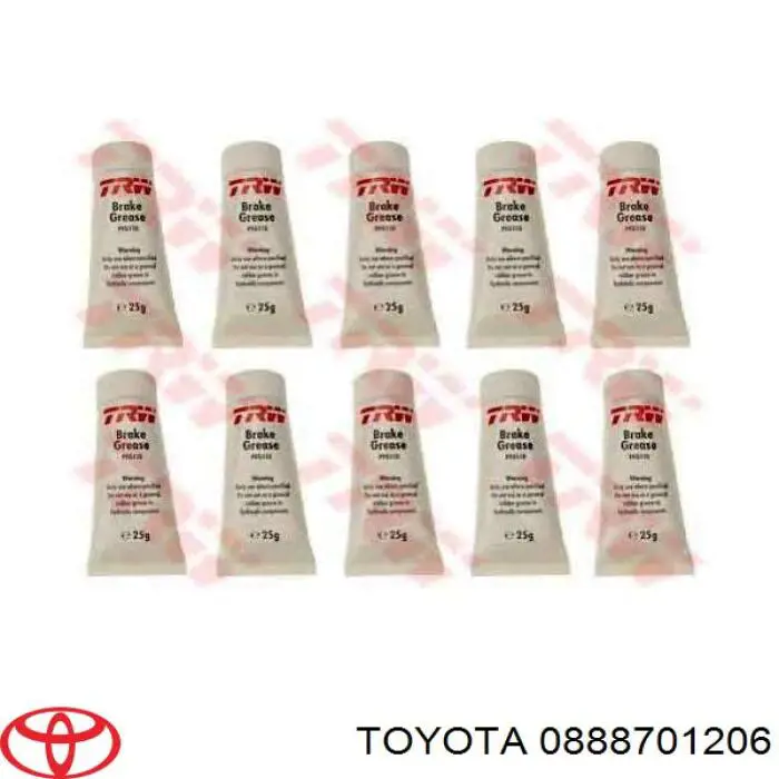 0888701206 Toyota Grasa para guías de cáliper