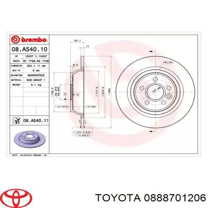 Grasa para guías de cáliper Toyota 0888701206 precio, desde 7,86 EUR