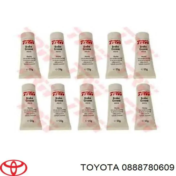 Grasa para sistemas de frenos Toyota 0888780609 precio, desde 47,02 EUR