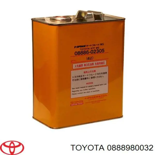 Líquido anticongelante Toyota Long Life Coolant -37°C 4L Rojo (0888980032)