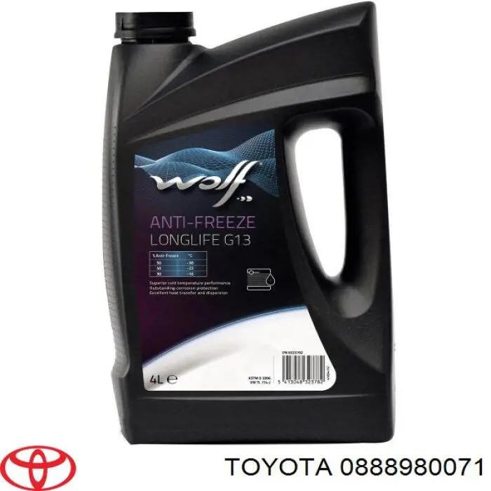 Antifreeze (Coolant) Toyota 0888980071 precio, desde 37,38 EUR